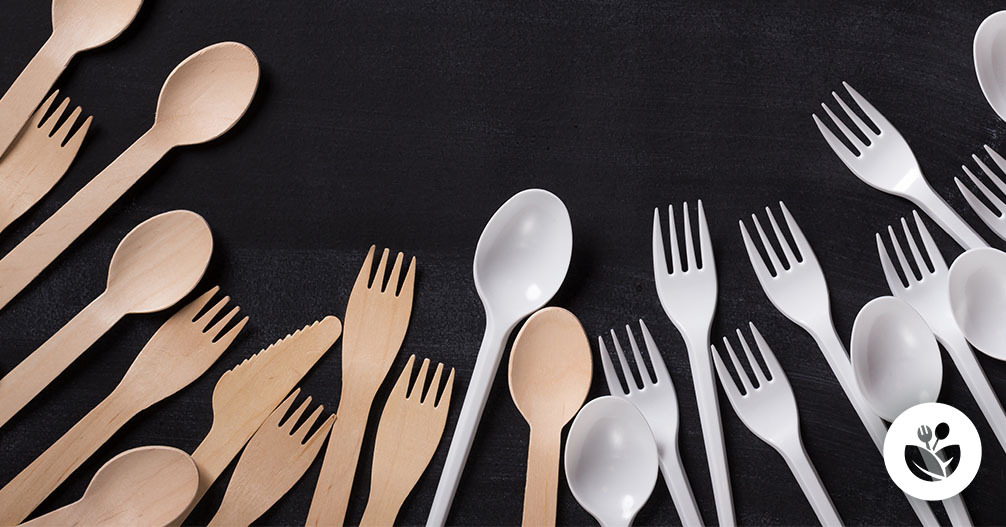 disposable and reusable cutlery guide